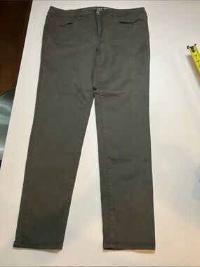American Eagle Outfitters Women's Skinny Jeans - charcoal grey size 14